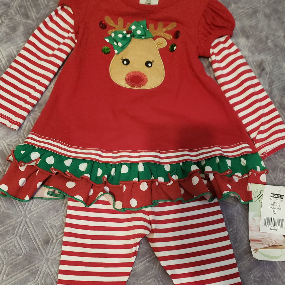 Bonnie Baby Reindeer Outfit